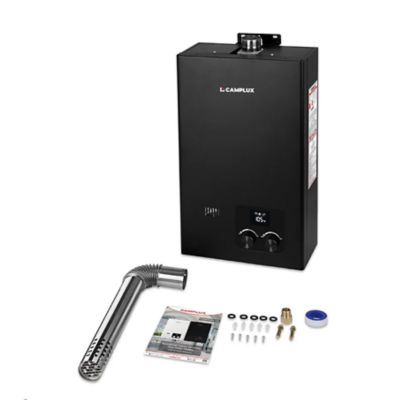 Image showing 6 th Camplux 2.64 GPM 68, 000 BTU Natural Gas Tankless Water Heater with Vent Pipe
