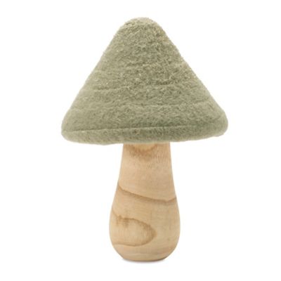 Image showing  Glittered Wool Mushroom Decor (Set of 2)