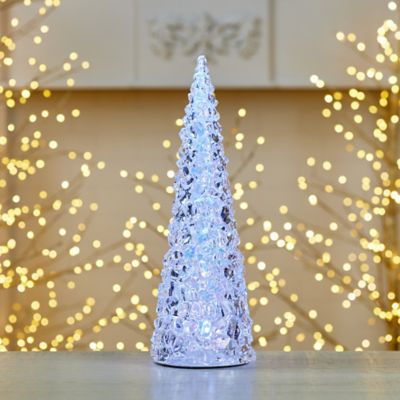 Image showing  Iridescent LED Pine Tree 17.5 in. H