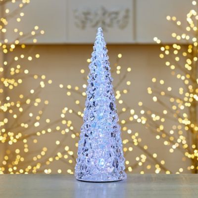 Image showing  Iridescent LED Pine Tree 17.5 in. H