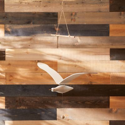 Image showing  Hanging Wood Sea Bird Decor 37 in. H