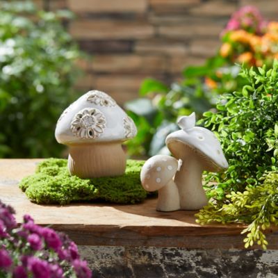 Image showing  Porcelain Mushroom Decor (Set of 6)