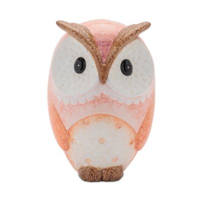 Image showing  Terra Cotta Owl Decor (Set of 3)