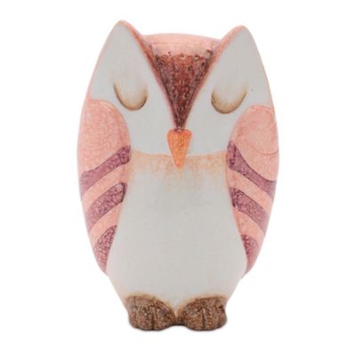 Image showing  Terra Cotta Owl Decor (Set of 3)