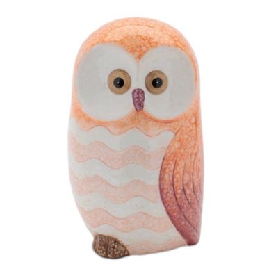 Image showing  Terra Cotta Owl Decor (Set of 3)