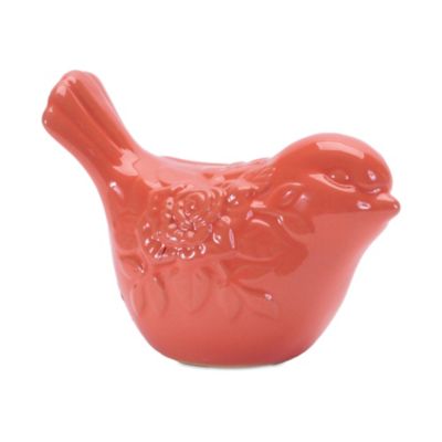 Image showing  Ceramic Floral Bird Figurine (Set of 6)