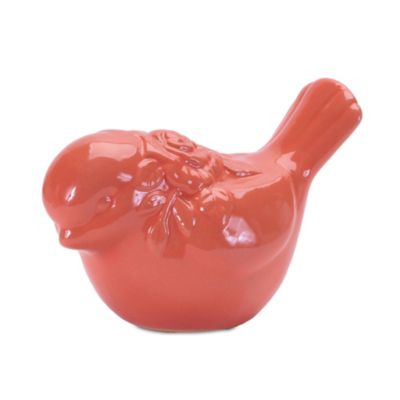 Image showing  Ceramic Floral Bird Figurine (Set of 6)