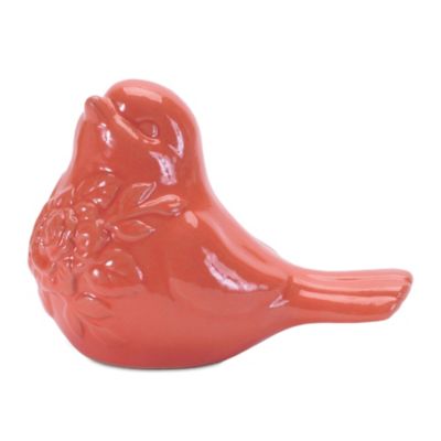 Image showing  Ceramic Floral Bird Figurine (Set of 6)