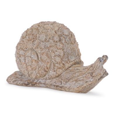 Image showing  Floral Turtle and Snail Decor (Set of 2)