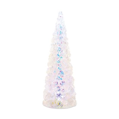 Melrose International Iridescent LED Pine Tree 13.5 in. H