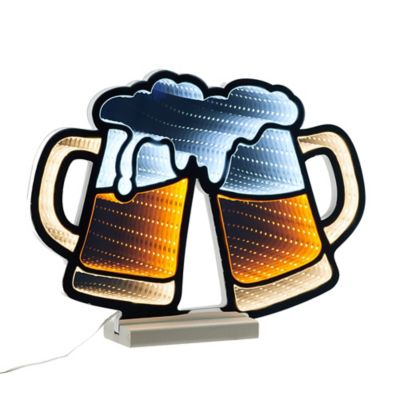 Melrose International Beer Mugs Ekkolight 15.5 in. L