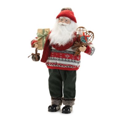 Melrose International Ski Santa Character with Snow Shoes