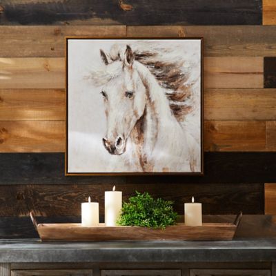 Image showing  Framed Horse Canvas Art 24 in. SQ