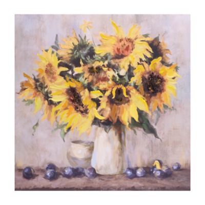 Image showing  Sunflower Vase Canvas Wall Art 32 in. L