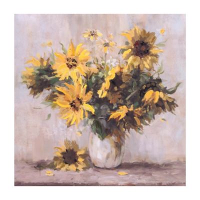 Image showing  Sunflower Vase Canvas Wall Art 32 in. L
