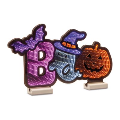 Melrose International Halloween Boo Ekkolight 17 in. L