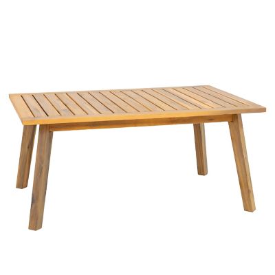 Image showing  Sanibel 4-Piece Acacia Outdoor Conversation Set - Gray