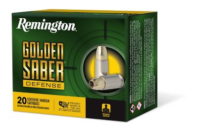 Remington 9MM LUGER 124GR BJHP GOLDEN SABER DEFENSE