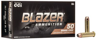 Blazer 357 MAG 158 JHP Brass