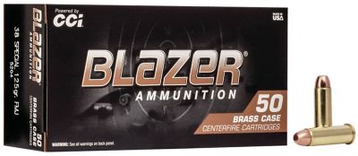 Blazer 38 SPL 125 FMJ BRASS