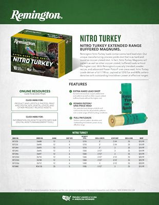 Image showing  Nitro Turkey 12GA 2-3/4 in 1-1/2 oz 5