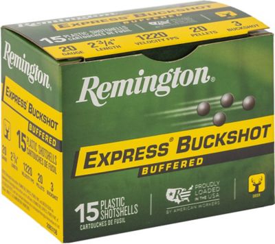 Image showing  Slugger 20GA 2 3/4 in. 20 PELLET 3 BUCK 75/CA (15 CT BX, 5 BX/CS)