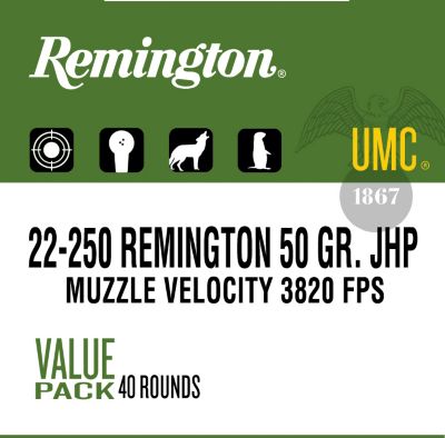 Image showing  L22504B 22-250 REM 50GR UMC JHP