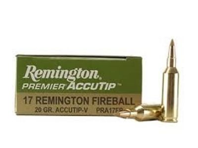 Remington PRA17FB 17 FIREBALL 20GR ACCUTIP-V