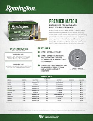 Image showing  RM300AAC6 300 AAC Blackout 125GR Premier Match OTM