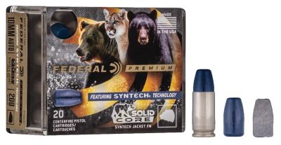 Federal 10MM AUTO 200GR SYNTHETIC JACKET SOLID CORE FN