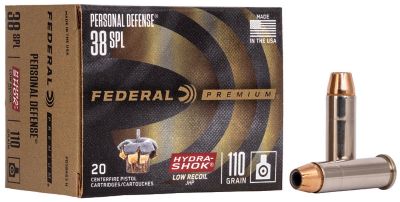 Federal 38 Spl 110Gr Hydra-Shok Jhp
