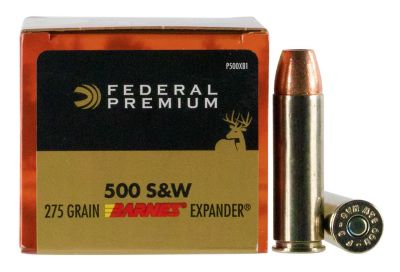 Image showing  500 S&W Mag 275GR Barnes X
