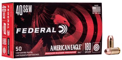 Federal American Eagle 40 S&W 180GR TMJ TMF