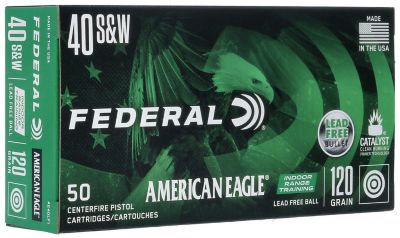 Federal 40 S&W 120GR LEAD FREE BALL
