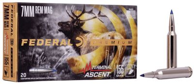 Federal 7MM REM MAG 155GR TERMINAL ASCENT
