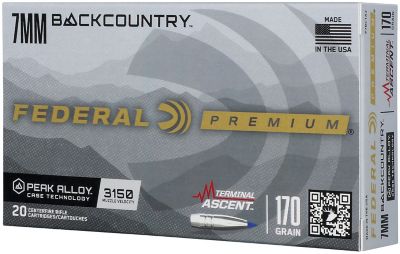 Federal 7mm Backcountry 170GR Terminal Ascent