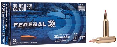 Image showing  22250 Rem 55GR Hornady V-Max