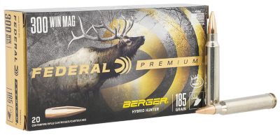 Federal 300 WIN MAG 185GR BERGER HYBRID HUNTER
