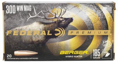 Image showing  300 WIN MAG 185GR BERGER HYBRID HUNTER