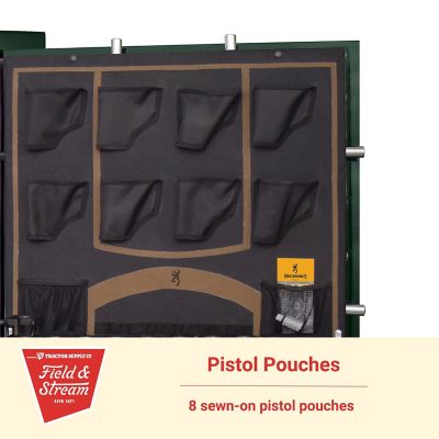 Image showing  49 Tall Gun 43 cu. ft. E-Lock Hunter Gun Safe, 72 in. H x 42 in. W x 24.5 in. D, Gloss Green