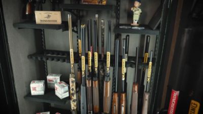 Image showing  49 Tall Gun 43 cu. ft. E-Lock Hunter Gun Safe, 72 in. H x 42 in. W x 24.5 in. D, Gloss Green