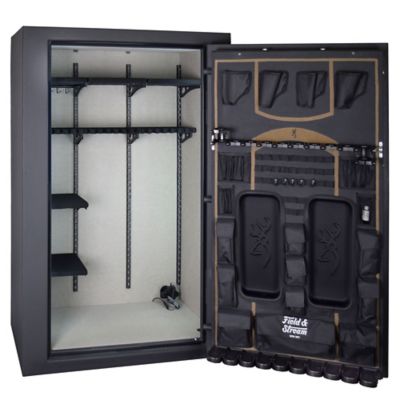 Image showing 9 th Field & Stream 49-Gun 35 cu. ft. E-Lock Hunter Gun Safe, 60 in. H x 29.5 in. W x 24.5 in. D, Charcoal Gray
