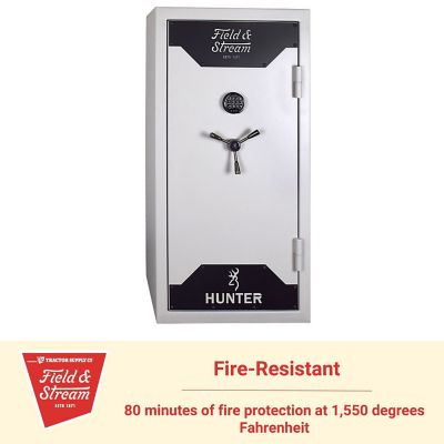 Image showing 6 th Field & Stream 33-Gun 25 cu. ft. E-Lock Hunter Gun Safe, 60 in. H x 29.5 in. W x 24.5 in. D, Textured Putty