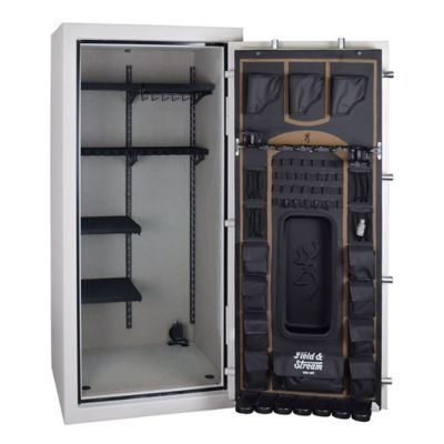 Image showing 9 th Field & Stream 33-Gun 25 cu. ft. E-Lock Hunter Gun Safe, 60 in. H x 29.5 in. W x 24.5 in. D, Textured Putty