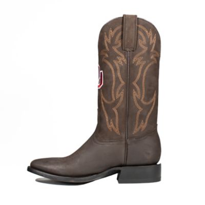 Image showing  Men's Western Boot, Oklahoma Sooners