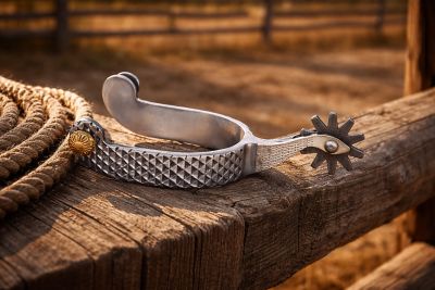 Image showing  Sweet Iron Rasp Design Spurs