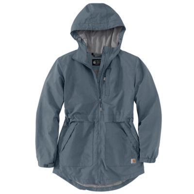 Image showing 0 th Carhartt Women's Rain Defender Relaxed Fit Full-Zip Lightweight Coat