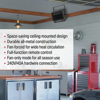 Image showing  7,500/6,250W 240V Ceiling Mount Heater