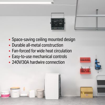 Image showing  5,000/4,000/3,000W 240V Ceiling Mount Heater