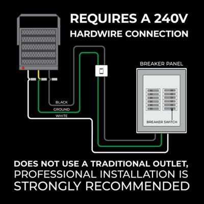 Image showing 8 th Mr. Heater 5,000/4,000/3,000W 240V Ceiling Mount Heater